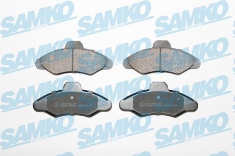 Гальмівні колодки, дискове гальмо (набір) SAMKO 5SP383