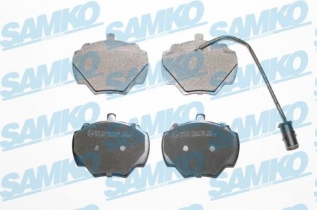 Комплект гальмівних колодок дискові DISCOVERY 89-93 SAMKO 5SP431