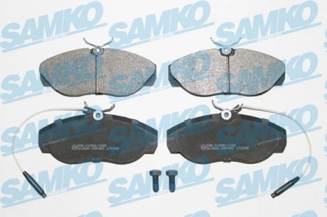 Колодки гальмівні передні 94-02 (1.4t) SAMKO 5SP493