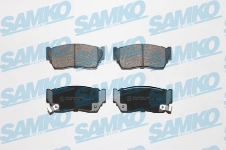 Гальмівні колодки, дискове гальмо (набір) SAMKO 5SP520 (фото 1)