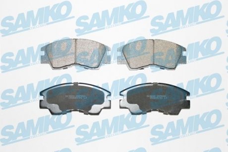 Гальмівні колодки, дискове гальмо (набір) SAMKO 5SP550 (фото 1)