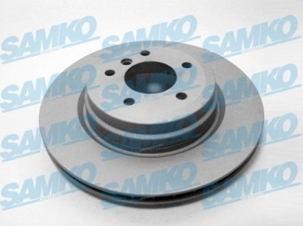 Диск гальмівний (задній) BMW 3 (E90) 2.5-3.0/2.0d 04-11 (336x22) (вент.) SAMKO B2023VR (фото 1)
