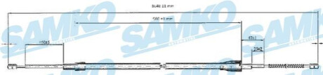 Автозапчасть SAMKO C0812B