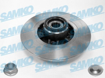 Диск тормозной SAMKO R1033PCA