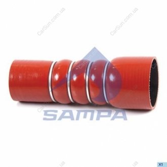Патрубок інтеркулера MAN 50x65x190 SAMPA 021.015 (фото 1)