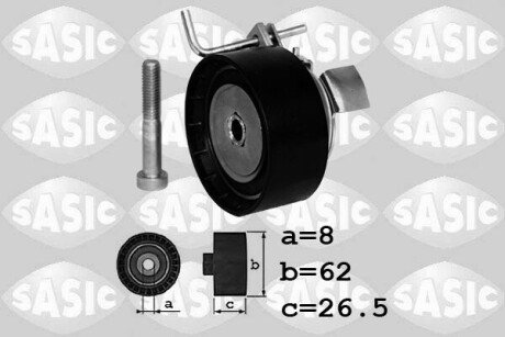 Ролик ГРМ Ford Focus III/Mondeo IV-V 1.5-2.0i 06- (натяжний) (62х27) SASIC 1706098