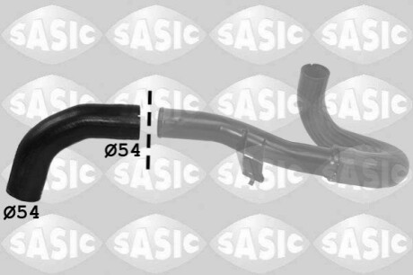 PRZEWР°D INTERCOOLERA FIAT DUCATO 2,3D (KRР°KI) SASIC 3336347