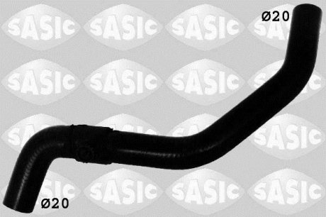 Шланг гумовий системи охолодження SASIC 3400091 (фото 1)