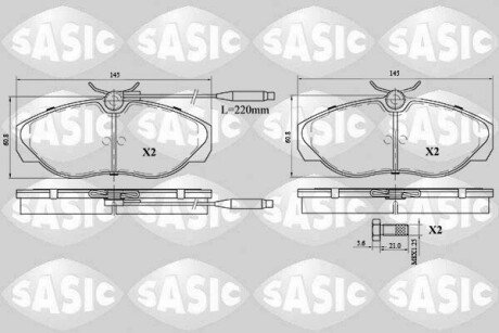 Cit Jumper (-2002) Fiat Ducato (-1999) Peu Boxer SASIC 6210058 (фото 1)