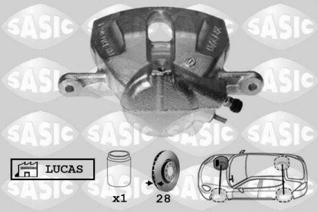 Супорт гальмівний SASIC 6500043