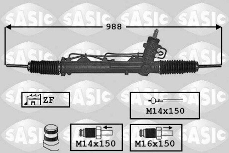 Кермовий механізм SASIC 7006013