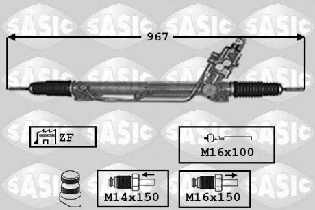 Кермовий механізм SASIC 7006015