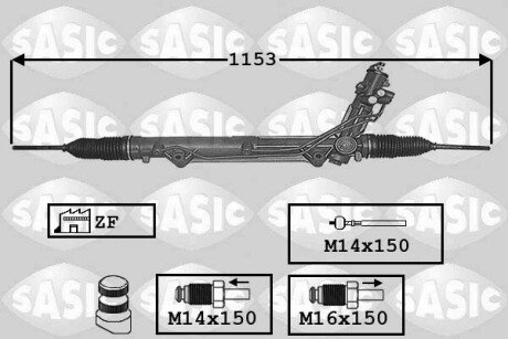 Кермовий механізм SASIC 7006017