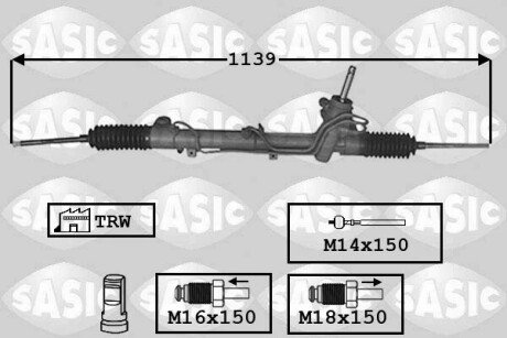 Кермовий механізм SASIC 7006157