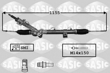 Рейка рулевая SASIC 7006167 (фото 1)