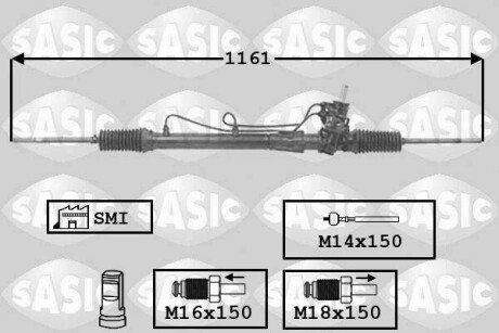 Кермовий механізм SASIC 7174006