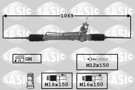 Кермовий механізм SASIC 7176007