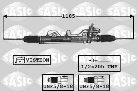 Кермовий механізм SASIC 7176041