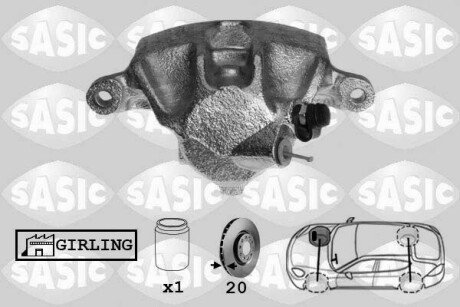 Супорт гальмівний SASIC SCA0049