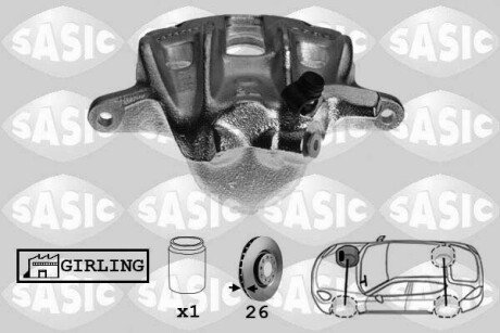 Супорт гальмівний SASIC SCA0077