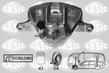 Супорт гальмівний SASIC SCA0080