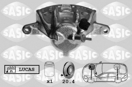 Супорт гальмівний - (4401A9) SASIC SCA0089 (фото 1)