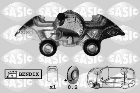 Супорт гальмівний SASIC SCA4034