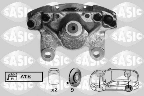 Супорт гальмівний SASIC SCA6012