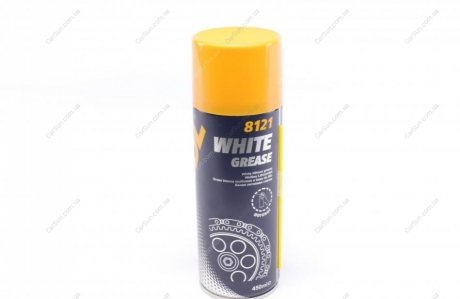 Смазка литиевая(белая) White Grease (аэрозоль), 450мл. Mannol 8121
