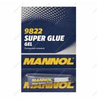 Клей Gel Super Glue 3г Mannol 9822 (фото 1)