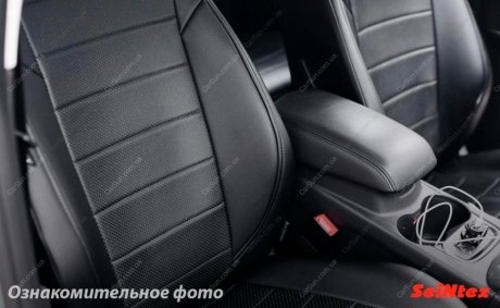 Чохли салону Mazda 6 Sedan 2008-2012 Экошкіра /Чорні Seintex 86380 (фото 1)