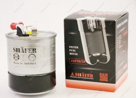 Фильтр топливный (h 108 mm) (с отверстием для датчика воды))DB W169/204/211 Sprinter/Vito/Viano - (A6460920701 / A6420920501 / A6420920101) SHAFER FM228/2D