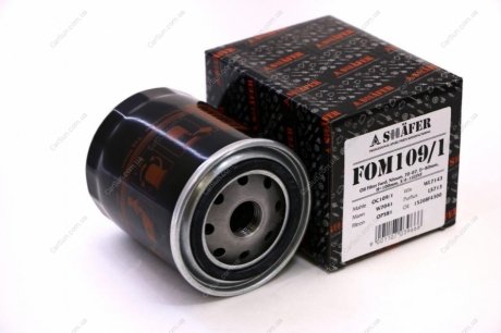 Фильтр масляный Ford, Nissan, 70-07, D=80mm, H=100mm, 3/4-16UNF - (YL4J6714AA / FL801 / EFL900) SHAFER FOM109/1