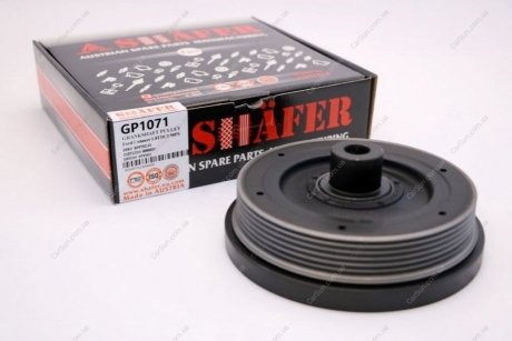 Шкив коленвала Ford Focus 1.8Tdci - (1S4Q6B319AF / 1S4Q6B319AE / 1S4Q6B318AE) SHAFER GP1071