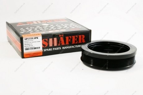 Шків колінвалу VW Golf V, Caddy, T5 1.9-2.0 04- (5 канавок) SHAFER GP1123.5PK