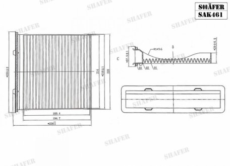 Деталь SHAFER SAK461