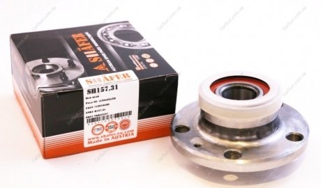 Ступиця зад. ABS+ (5 отв.) VAG A1/A2/Ibiza/Fabia/Fox/Polo 99- - (8X0598611 / 6Q0598611 / 6Q0501611F) SHAFER SH157.31