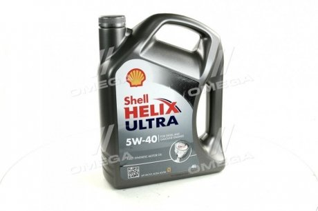 Олива моторн. Helix Ultra SAE 5W-40 SN/ CF (Каністра 4л) Shell 4107152 (фото 1)