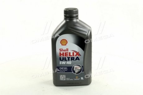 Олива моторн. Helix Diesel Ultra SAE 5W-40 CF (Каністра 1л) Shell 4107552 (фото 1)