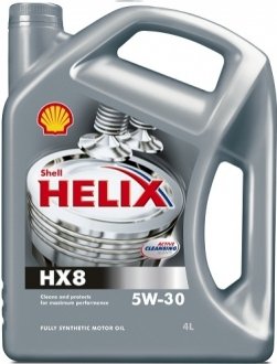 Мастило двигуна Helix HX8 5W30 4L Shell 550040422