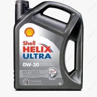 Моторное масло 0W30 4L HELIX ULTRA ECT Shell 550046306