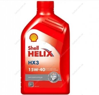 Моторна олія 1л Helix HX3 15W-40 Shell 550046596 (фото 1)
