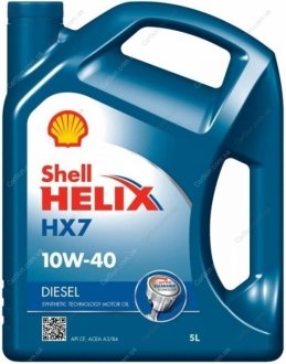 Моторное масло 5л Helix HX7 SAE 10W-40 Shell 550053738