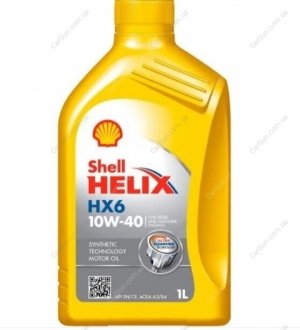 Моторное масло 10W40 1L HELIX HX6 Shell 550053775
