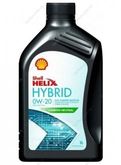Моторна олія OLEJ 0W20 1L HELIX HYBRID / SP / GF-6A Shell 550056722