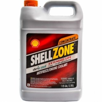 Антифриз червоний -80 SHELLZONE Dex-Cool 3,785л Shell 9404006021 (фото 1)