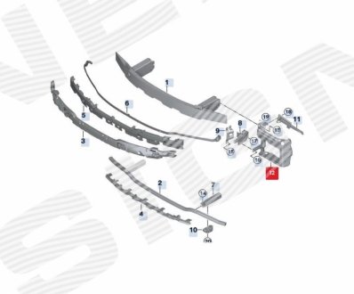 Усилитель Переднего Бампера Signeda PBM46054AL