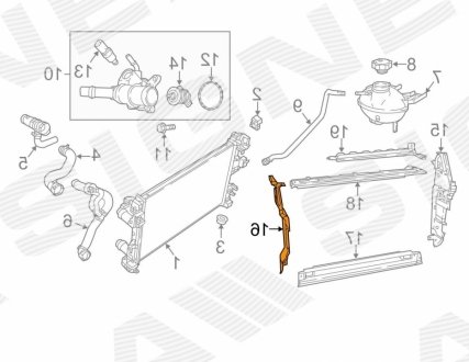 Воздушный Дефлектор Signeda PCR33311AR