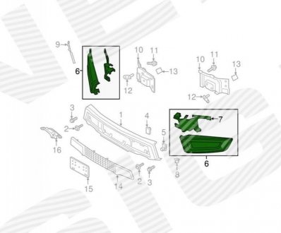 БІК БАМПЕРА Signeda PFD04483PAL