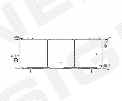 Радіатор Signeda RA61001A